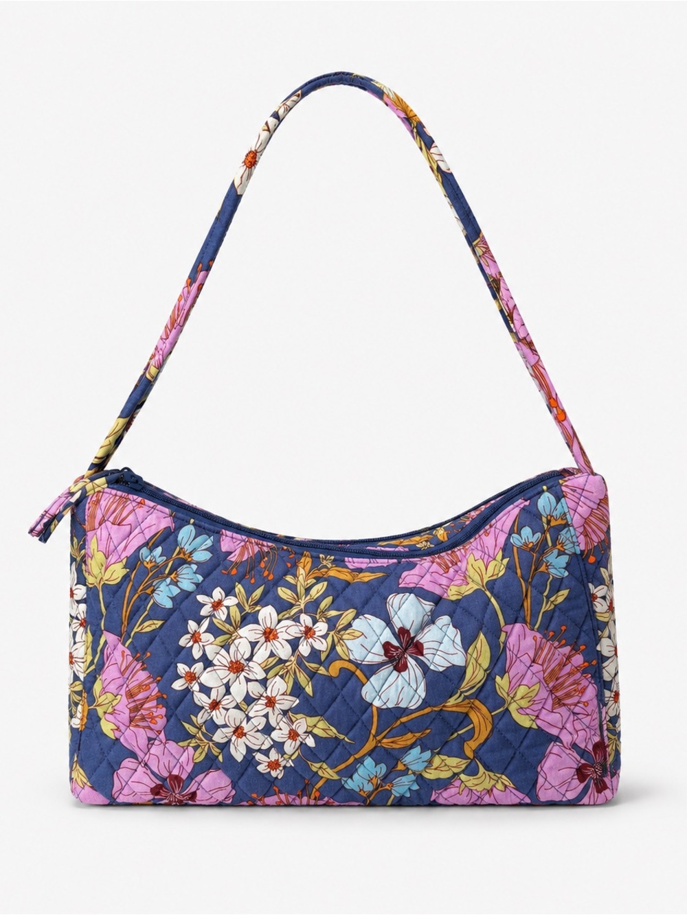 Vera Bradley NWT Coffee Garden Quilted Slouchy Shoulder Bag Floral Purse $119
